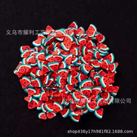 软陶水果片diy配件1g袋装软陶切片美甲爱心混色款史莱姆填充跨境