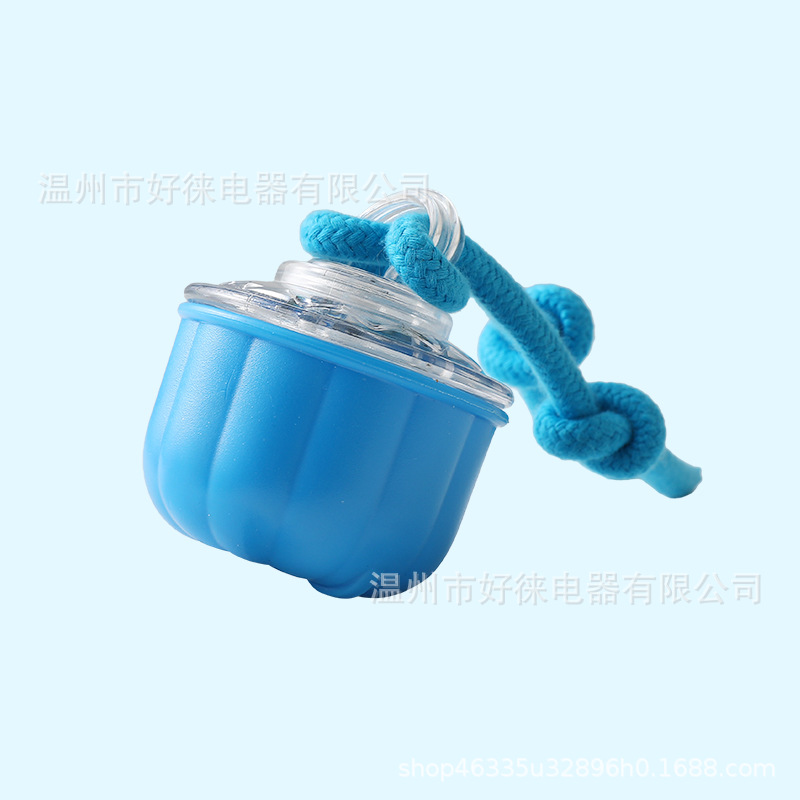 호박 스마트 강아지 장난감 공 (파란색)