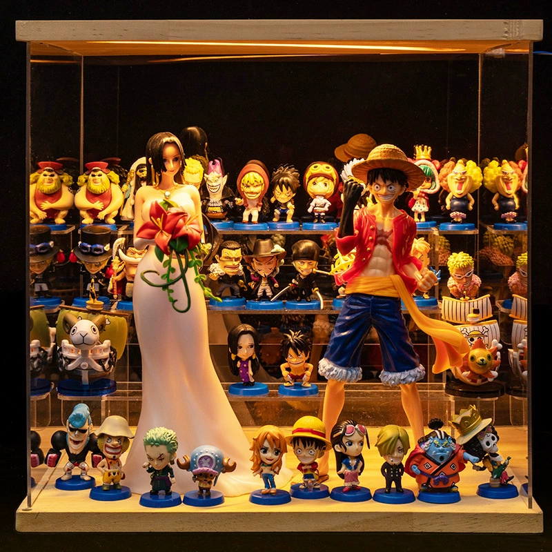 Комплект фигур One Piece: полный набор Лuffy Empress Peripherals Zoro Q Version Blind Box Doll, украшения, подарки на выпускной