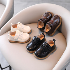 Children's shoes 2024 spring and autumn new casual baby boy toddler shoes soft and comfortable large leather shoes handsome children's small leather shoes