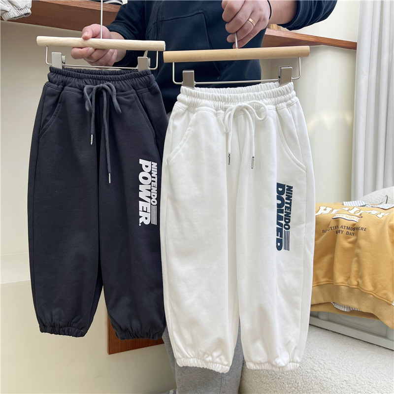 Ragazzi Autunno 2024 American Alphabet Sport Bambini Casual e Bello Esplosivo Strada Largo Scuola Media Cotone_voghion.com