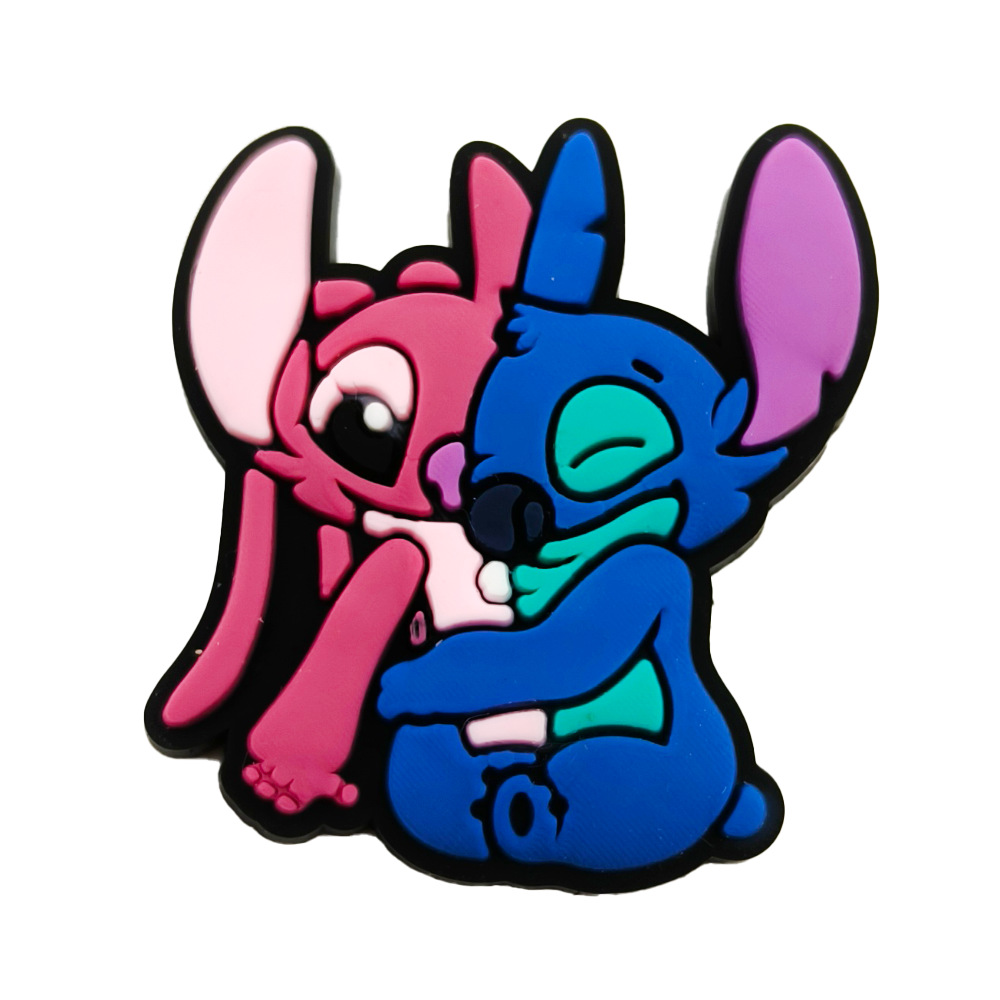 かわいい漫画スティッキシリーズ洞靴花pvcソフトガーデン靴diy装飾ボタン