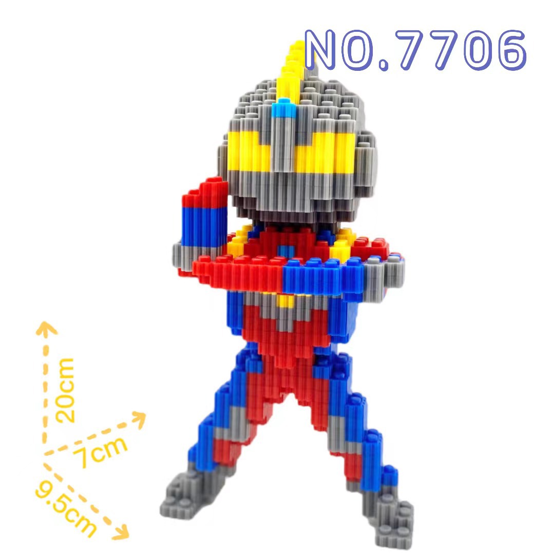 Medium Building Block in Series Micro Particles Compatible with Lego Wholesale Children's Puzzle Boys and Girls Assembled Internet-Famous Toys