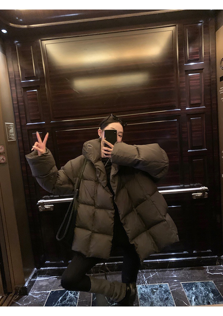 New Candy Color Down Cotton Padded Jacket Women Coat Korean Chic Puffer Jacket Thick Warm Outerwear Women's Clothes Short Parkas