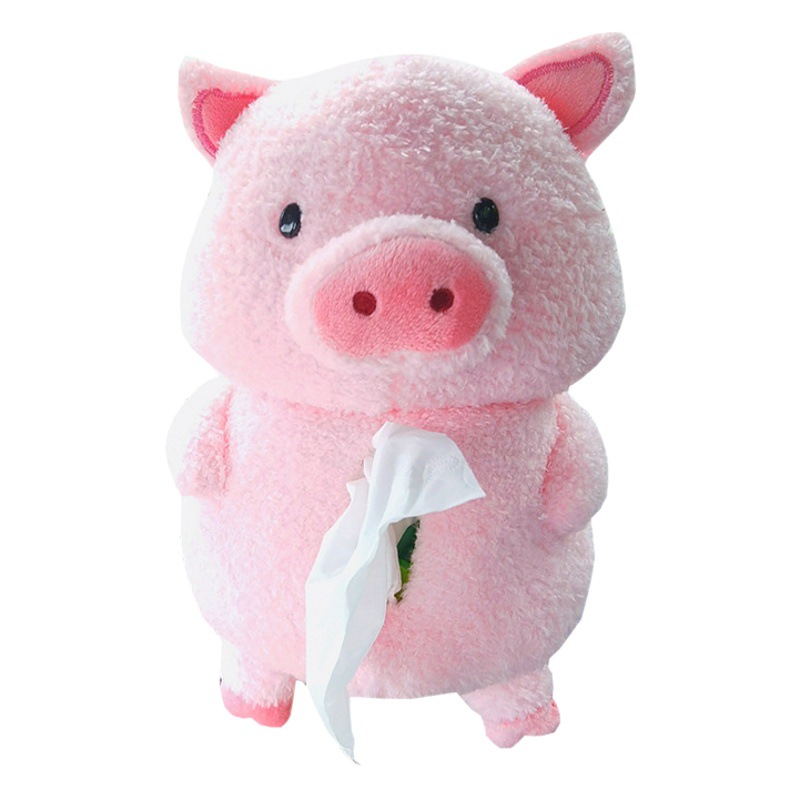 Lindo coche de dibujos animados caja apoyabrazos caja de pañuelos coche creativo colgando caja de pañuelos silla asiento trasero bolsa de tejido