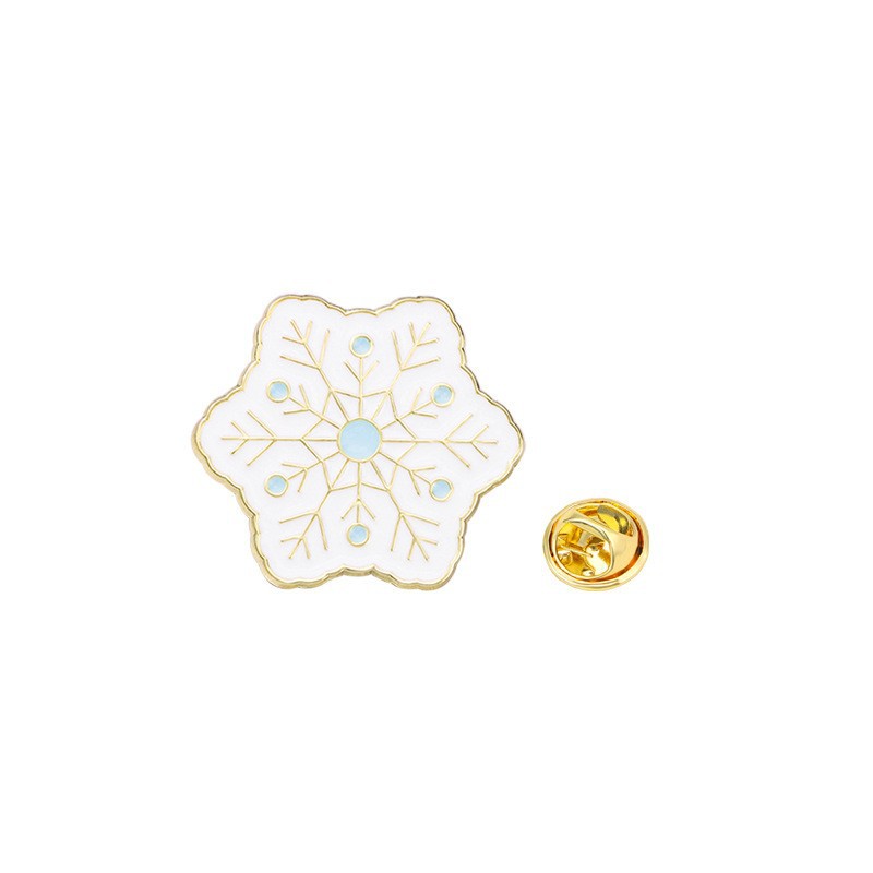 Broche de Navidad insignia de aleación caricatura adorable Santa Fe Navidad decoración de mochila escolar