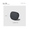 NAPPA leather model [1 Ekikiro elastic headrest] Black