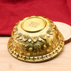 銅工藝品禮品創意新款聚寶盆擺件聚寶盆碗純銅聚寶盆工廠義烏批發