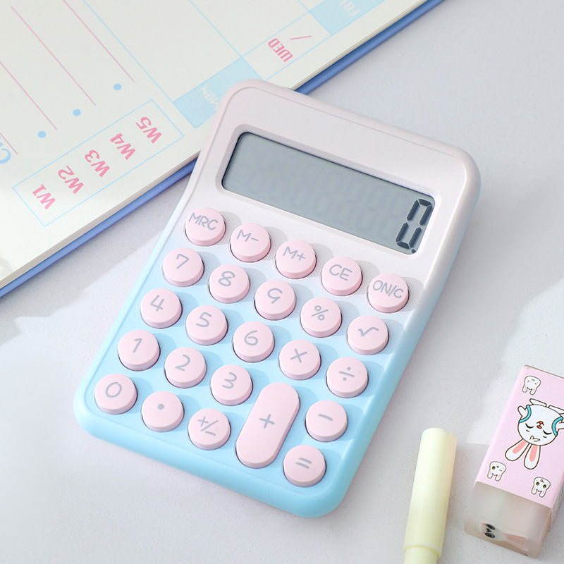 Calculadora de gradiente de dopamina de 8 bits calculadora de estudiantes de oficina portátil computadora de botón flexible