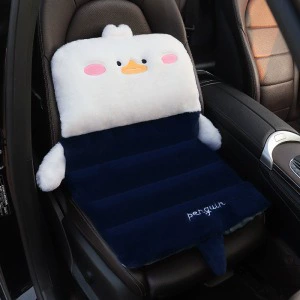 Car Seat Cushion Winter Plush: Multi-function pad - penguin