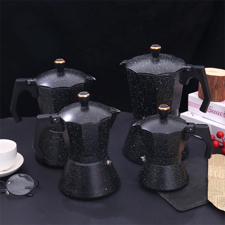 Cross-Border Spot Induction Cooker, Induction Moka Pot, Bottomed Coffee Pot, Turkish Coffee Pot, Espresso