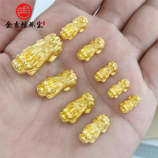 999 Pure Gold Pixiu Bracelet Gold Pixiu Bracelet 24K Pure Gold Passepartout Transfer Beads Birthday Gift