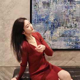 秋款女装2022年新款红色新娘敬酒服订婚连衣裙礼服高端轻奢小众