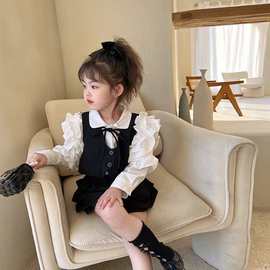 女童春装套装2022新款春秋儿童服装潮童装韩版衣服一件代发两件套