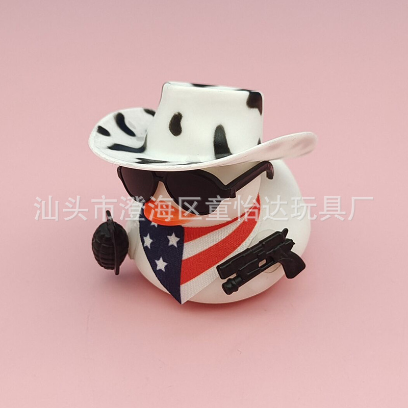 Especial transfronterizo para accesorios de decoración de pato de mezclilla mini bufanda cuadrada bufanda de triángulo pequeñas gafas de sol sombrero de paja de verano accesorios hechos a mano