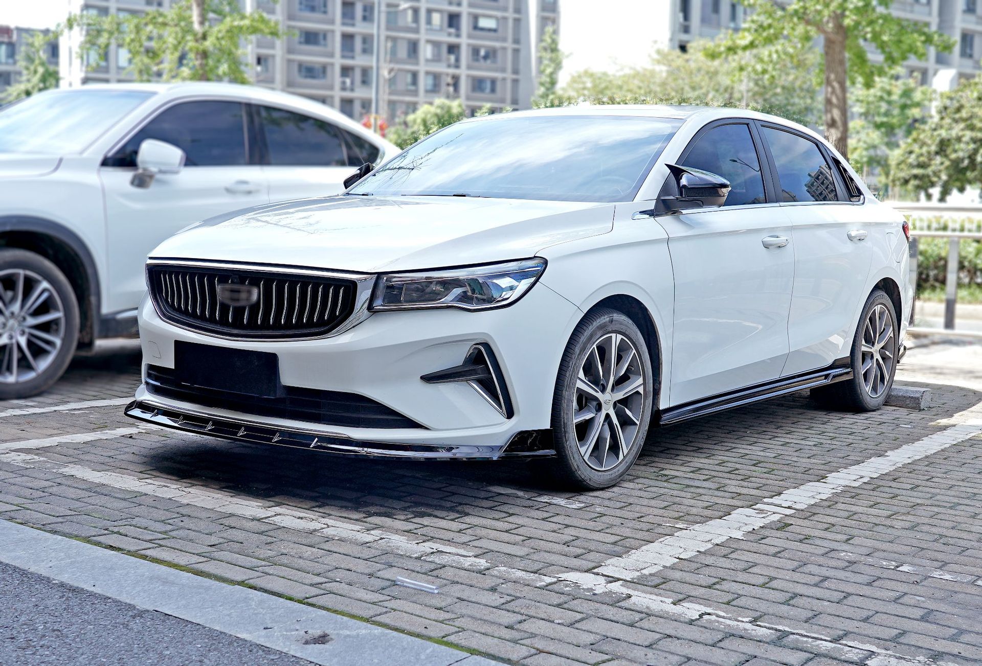 Suitable for 22-27 Geely Emgrand S70 front spoiler, front lip, rear wing, side skirts, rear lip, top wing, body kit