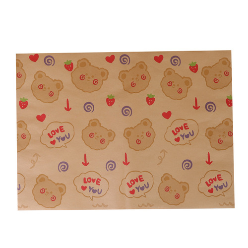 Baking grease-proof paper plate paper grease-proof burger shop takeout paper rectangular disposable tray paper