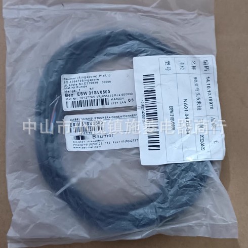 堡盟BAUMER传感器连接线ESW 31SH0200升级CAM8.A3-11230326 全新