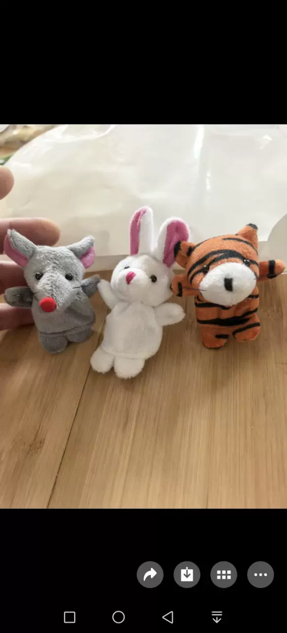 动物手指偶玩具毛绒幼儿讲故事昆虫人物十二生肖娃娃公仔