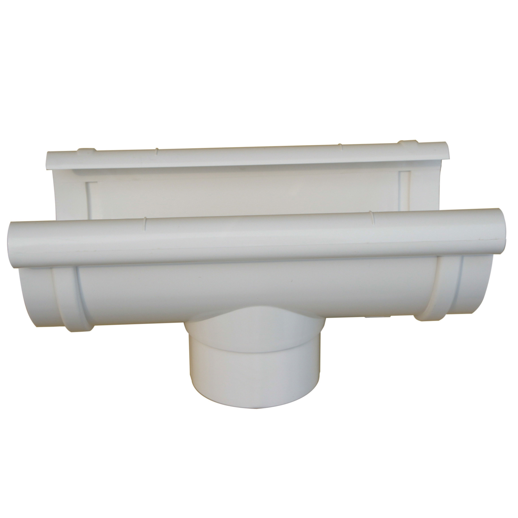 pvc天沟落水系统 檐沟 半圆pvc圆管别墅落水系