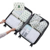 Folding storage bag for traveling, organizer bag, cosmetic bag, clothing, footwear, case bag, set