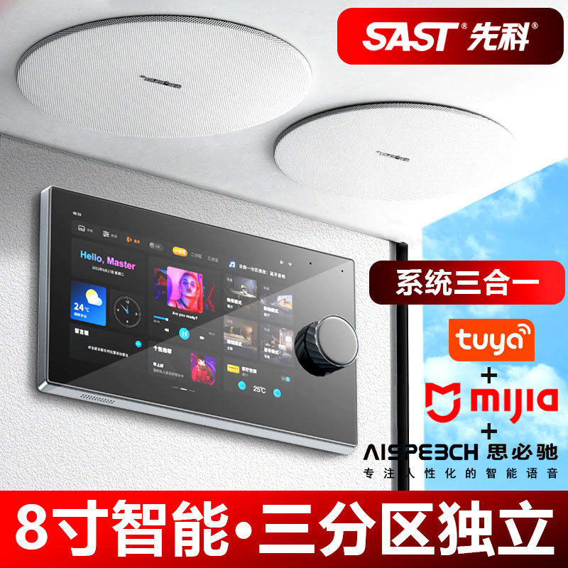 包邮先科吸顶音响家庭影院音箱家用客厅环绕天花吊顶智能背景音乐