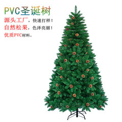 2025 新製品クロスボーダー売れ筋爆発モデル人工クリスマスツリー 2.1m グリーン PVC クリスマスツリー尖った暗号化モデル