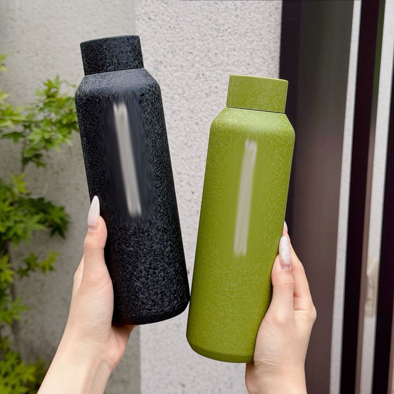 2025星爸爸新款酷黑冰花小口随行杯便携式户外保温杯316不锈钢水|undefined