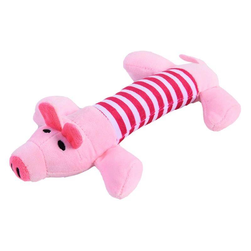 Трансграничные товары для домашних животных, полосатые прорезывающие зубы, тренировка собак, интерактивные игрушки, четырехногие длинные животные, звучащие плюшевые игрушки