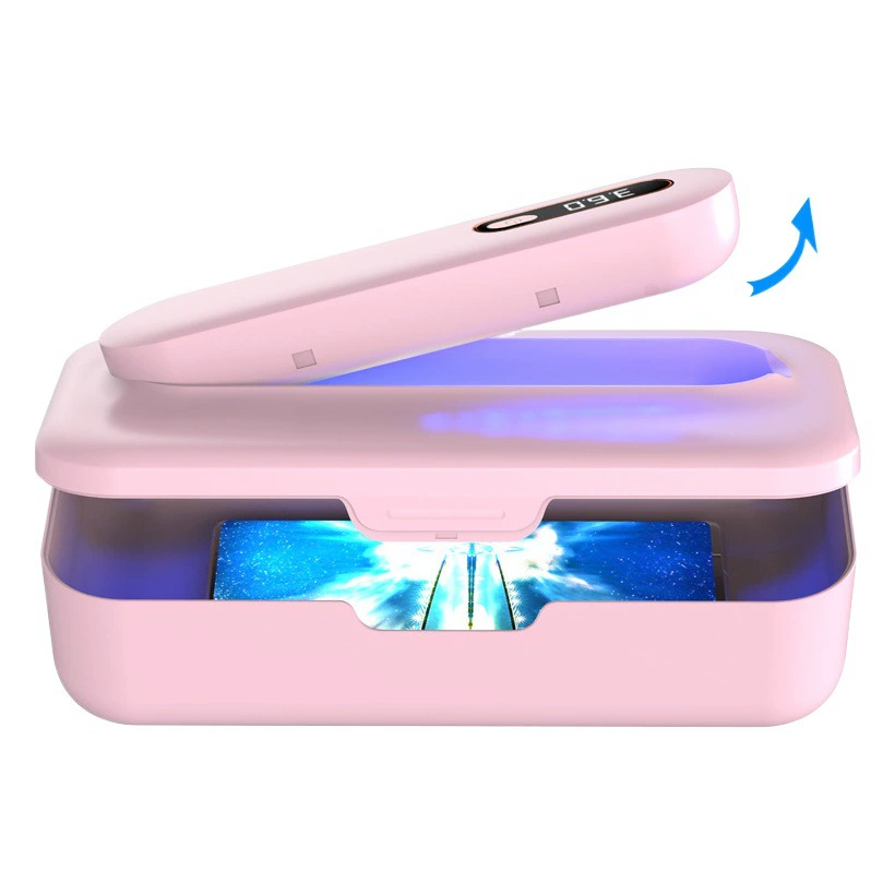 Многофункциональный стерилизатор с лампой, двойная стерилизация ультрафиолетом и озоном, эффективность уничтожения бактерий E. coli составляет 99,99%.