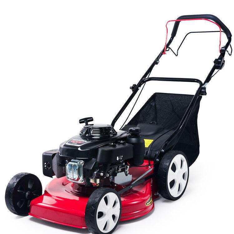 四冲程6马力手推割草机机身轻果岭草坪修剪机  汽油机除草机