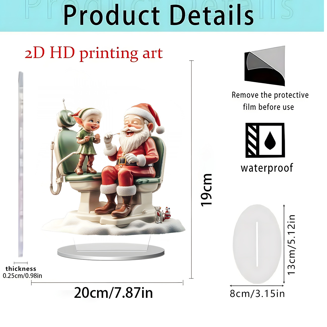 2026 nuevos productos transfronterizos Navidad Hot Sale Festival creativo temporada atmósfera decoración artesanía acrílica 2D image 1