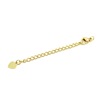 Golden universal bracelet stainless steel heart shaped, necklace, accessory, wholesale
