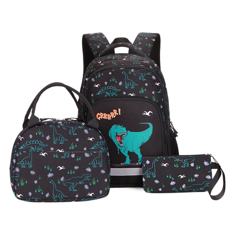 Set escolar de 3 piezas para primaria, mochila infantil con estampado, diseño ergonómico, modelo Amazon 2024 al por mayor