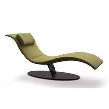 意式轻奢Eli Fly设计师弧形弯曲S形休闲单人躺椅阳台别墅沙发椅