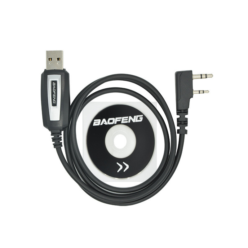 Fábrica al por mayor baofeng UV5R/888S cable de programación K cable de datos USB walkie-talkie Cable de frecuencia de escritura