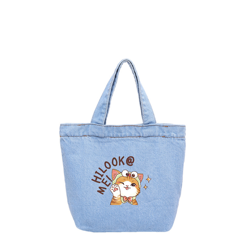 Bolsos de tela vaquero, bolsos de lona, bolsos de estudiante de literatura y arte, versión coreana, bolsos nuevos y retro de alta gama, bolsos de gran capacidad