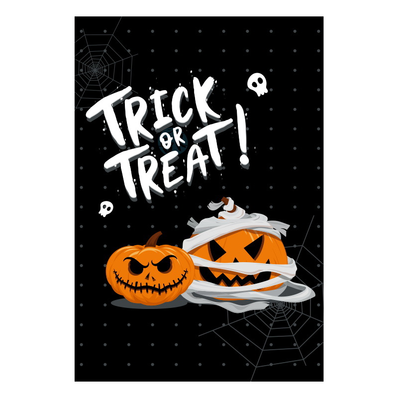 2021 transfronterizo nuevas decoraciones de Halloween Bandera de jardín impresión a doble cara escena de fiesta atmósfera diseño personalización