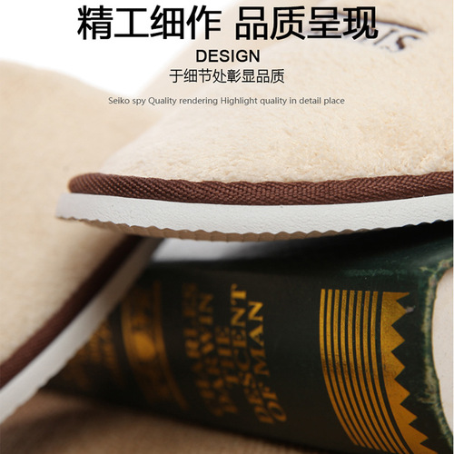 Waiter non-disposable EVA indoor slippers wholesale for B&B LOGO guest use five-star hotel travel