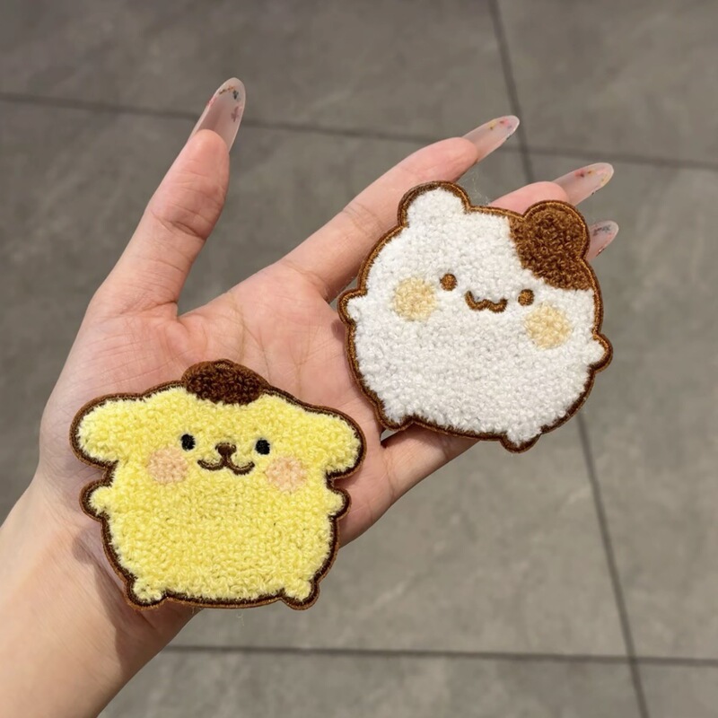 Cute Magic Tape Soft and Adorable Pudding Dog Bangs Patch Sweet Girl Side Hair Patch Cartoon Hair Tidying Tool Cute Magic Tape Soft and Adorable Pudding Dog Bangs Patch Sweet Girl Side Hair Patch Cartoon Hair Tidying Tool