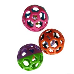 犬牧歌的な犬のおもちゃ噛みつきにくいペットラブラドール猫サウンディングベル中空ボールゴールデンレトリバー大型犬