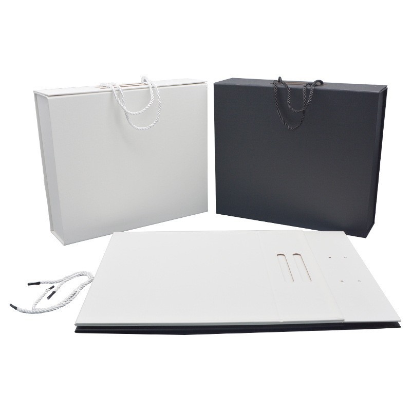 源头厂家可折叠纸盒手提磁吸翻盖盒咖啡杯保温杯包装盒伴手礼空盒