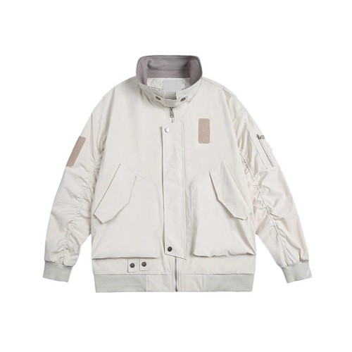 American Retro Pilot Jacket for Men - Spring and Autumn Season, National Trend Loose Stylish Versatile Sports Performance Workwear Outerwear