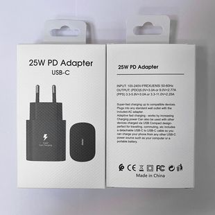 Suitable for SamsuNg N10 Charger PackagiNg Type-c PD 25W45W Charger Eu PackagiNg Box