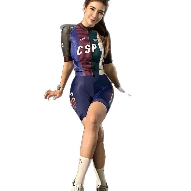 CSPD nuevo cinturón pantalones de ciclismo hombres y mujeres pantalones cortos de verano bicicleta carretera bicicleta de montaña equipo de ciclismo secado rápido