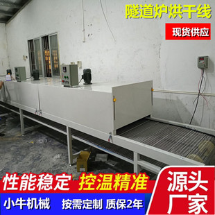 High-Temperature Electric Heating Tunnel Oven Drying Line Hardware Silicone Baking Line Silk Screen Spray Oil Drawing Stainless Steel Oven Assembly Line