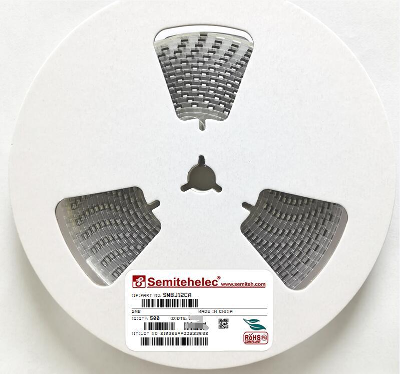 SMBJ12CA TVS瞬态抑制二极管 SMB  SEMITEH 全新原装正品