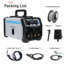 ����ֱ��120A/110V/220v��������һ�๦�ܵ纸��MIG/MMA/TIG-180