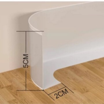Soft Pvc Self-Adhesive Baseboard Plastic Baseboard Rubber Baseboard Waterproof Strip Dado Decorative Corner Line