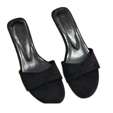 2026 primavera y verano nuevo hombre pequeño de moda leopardo dedo abierto nicho ligero fuera del hogar usar zapatillas de tacón de mujer image 5